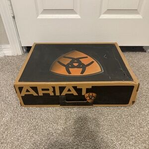 Ariat women’s black cowboy boots, size 8